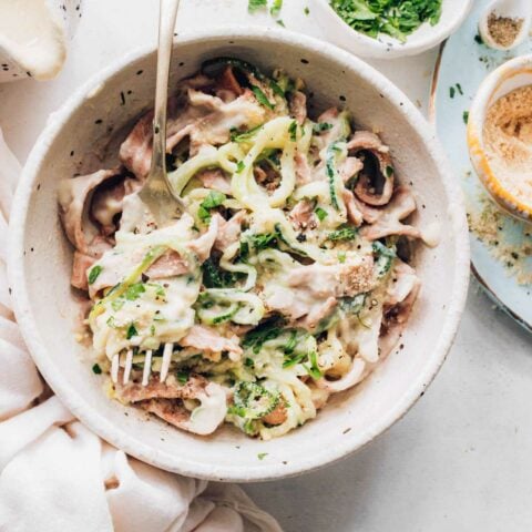 Skinny Vegan Fettuccine Alfredo Nutriciously