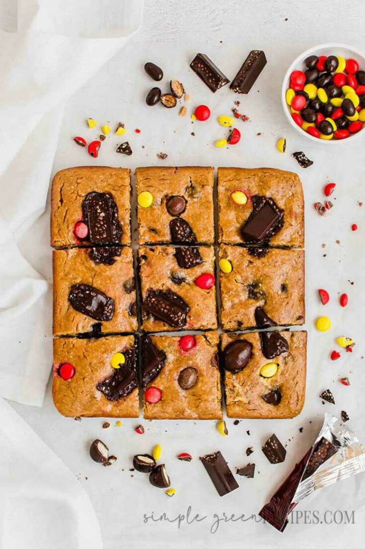 Healthy Candy Cookie Bars