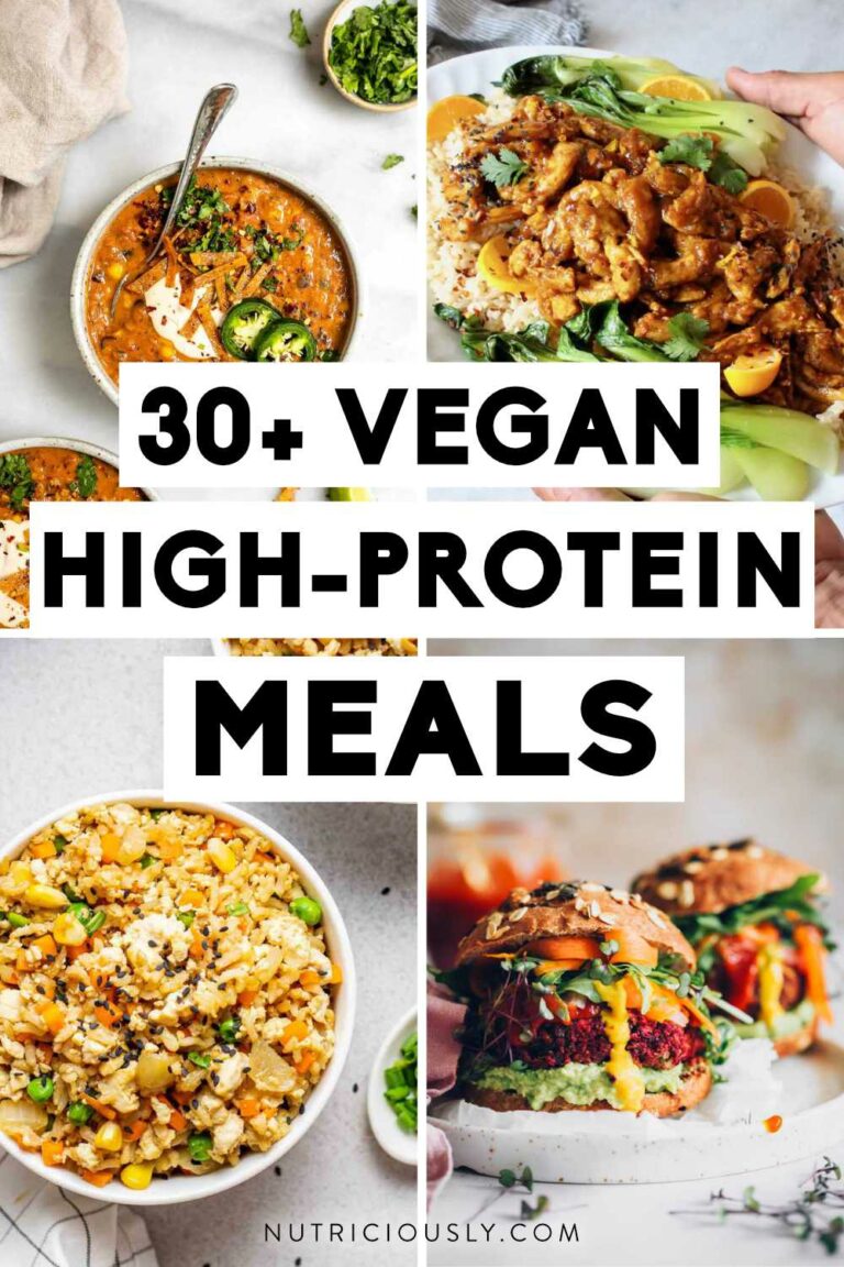 30+ Tasty High-Protein Vegan Meals (Super Easy!) – Nutriciously