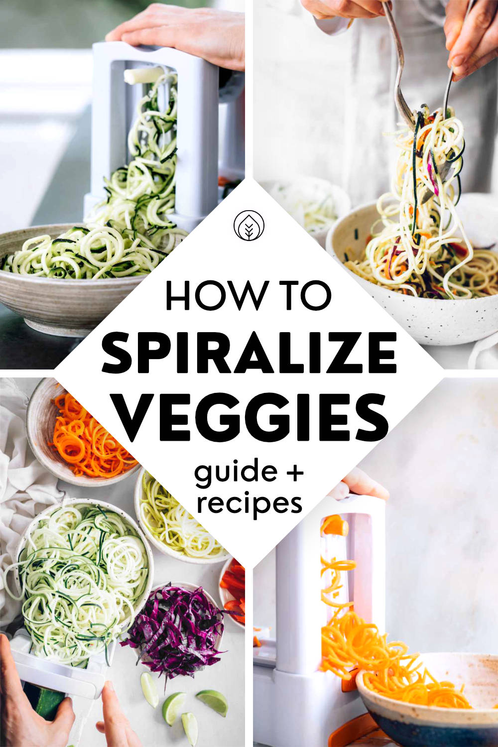 How to Make Spiralized Veggies Pin 2
