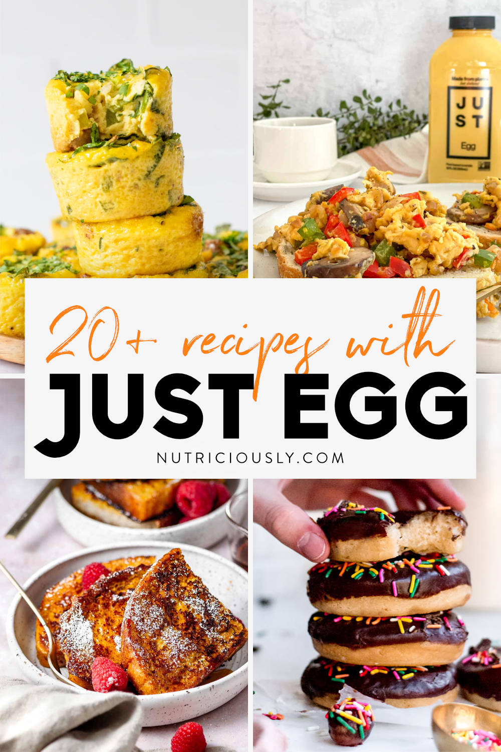 Just Egg Recipes Pin 1