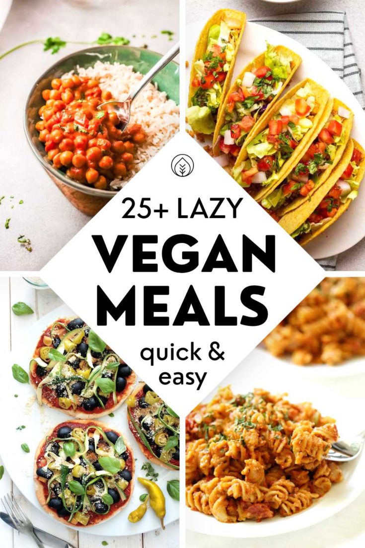 Lazy Vegan Recipes Pin 4