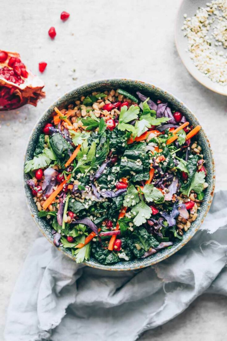 Lentil Kale Salad by Nutriciously 3