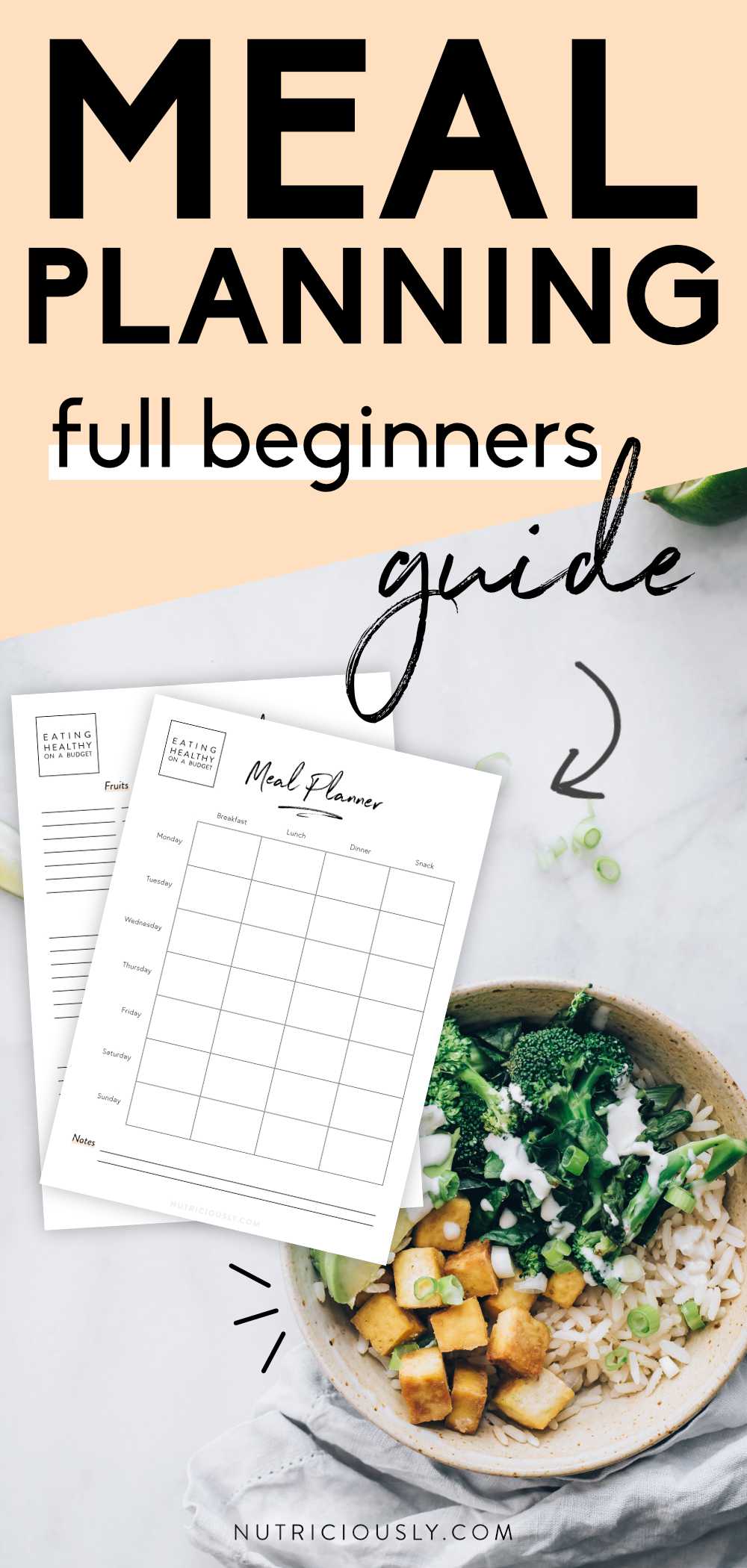 Meal Planning Tips Pin 1