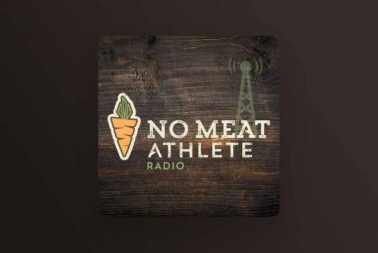 no meat athlete radio image on dark background