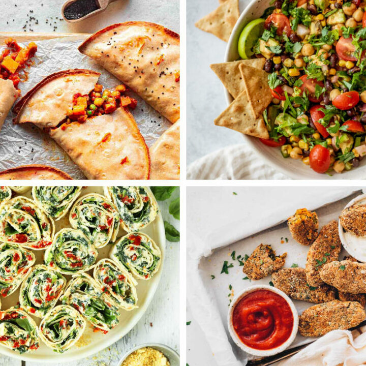4 Nut Free Lunch Ideas from hand pies to salad, pin wheels, and bites