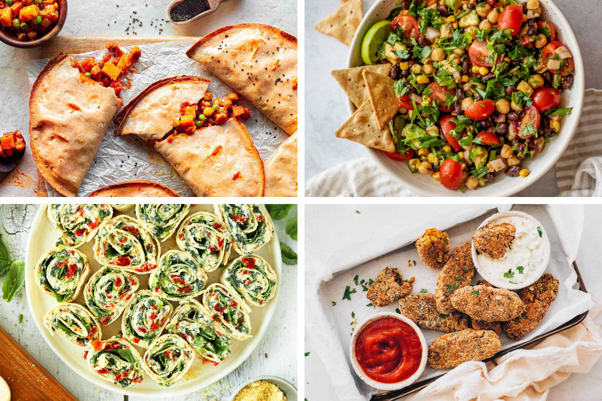 4 Nut Free Lunch Ideas from hand pies to salad, pin wheels, and bites