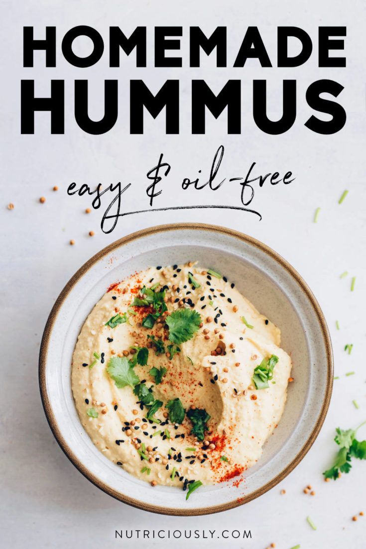 Oil Free Hummus Pin 1