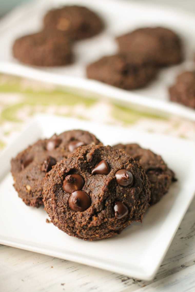 Paleo Double Chocolate Chip Cookies