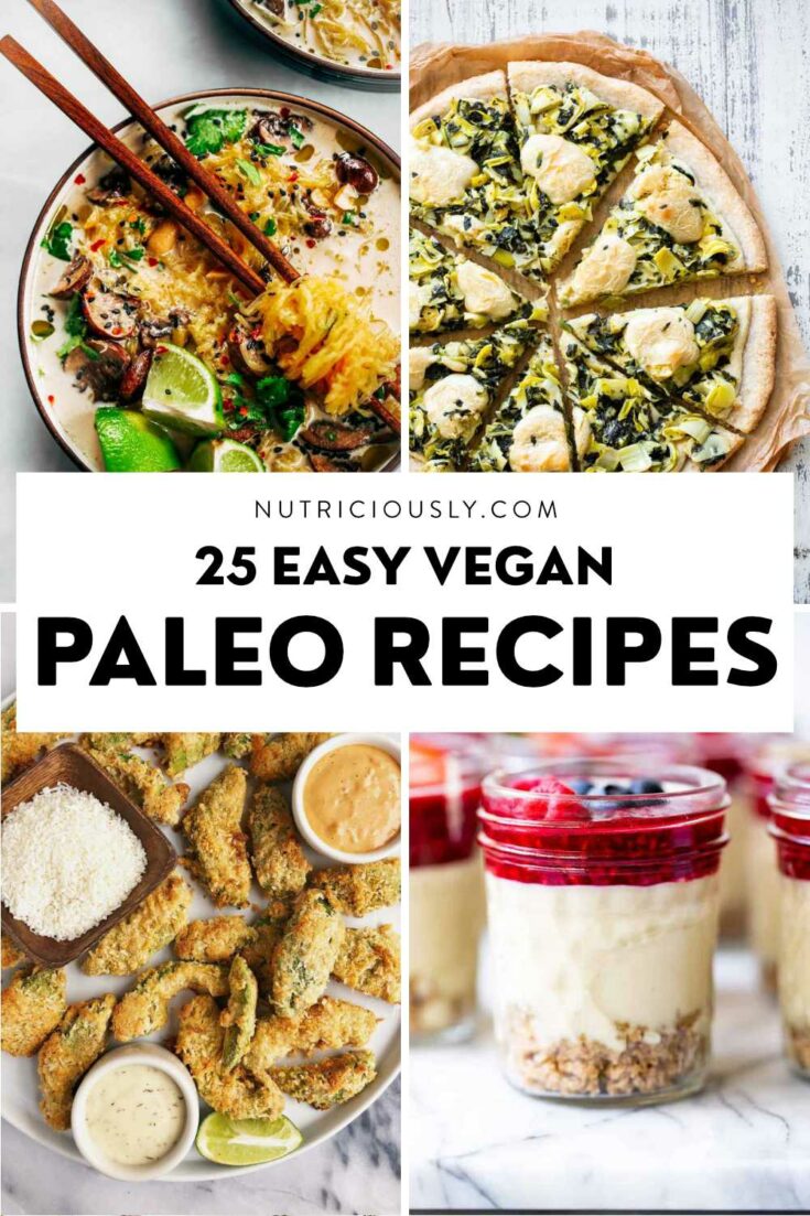 Paleo Vegan Recipes Pin 1