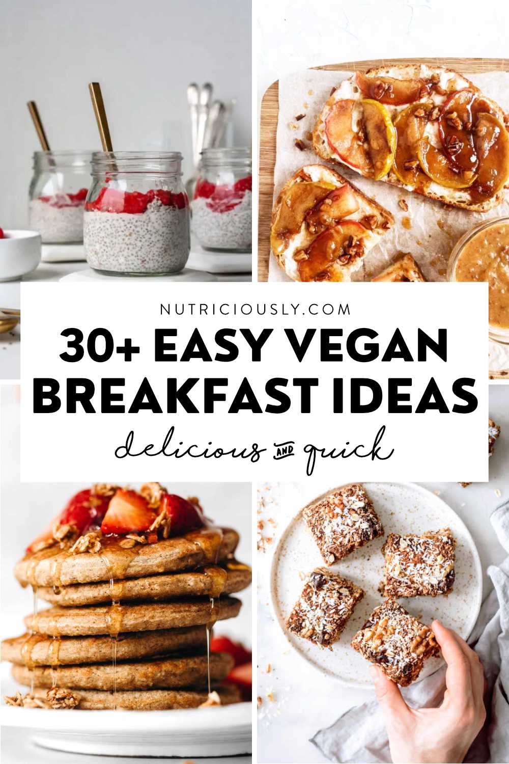Plant Based Breakfast Ideas Pin 1