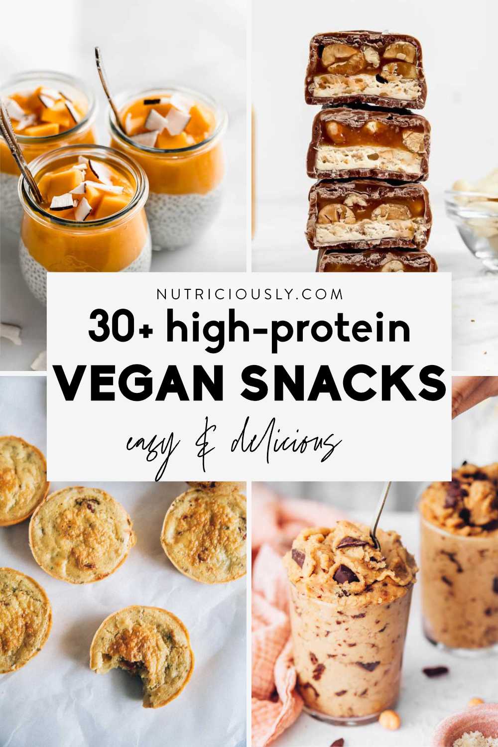 30+ Tasty High-Protein Vegan Snacks (Portable & Easy) – Nutriciously