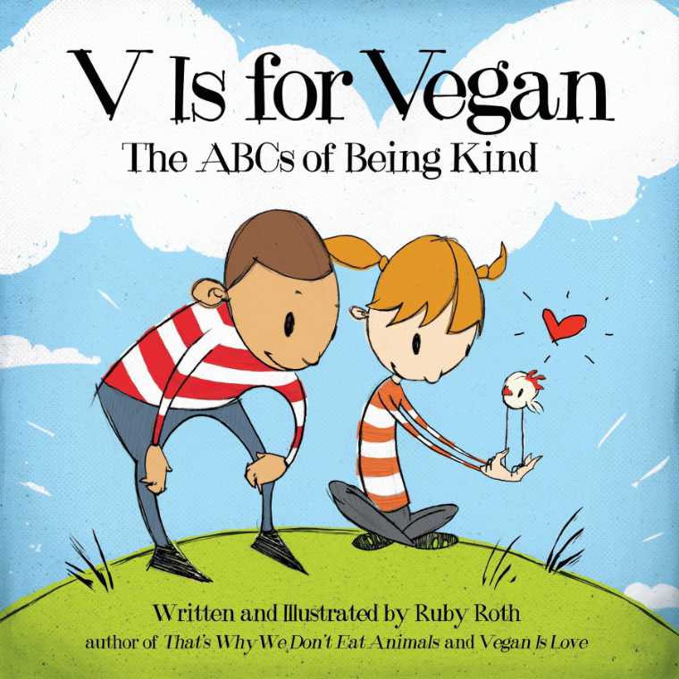 Ruby Roth V is for Vegan Cover