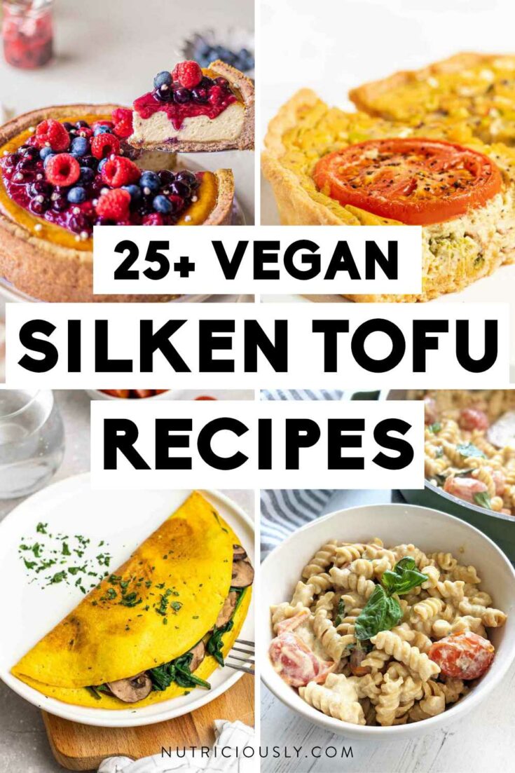 Silken Tofu Recipes Pin 1
