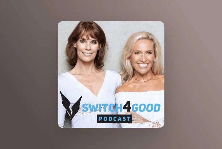switch4good podcast image on light brown background