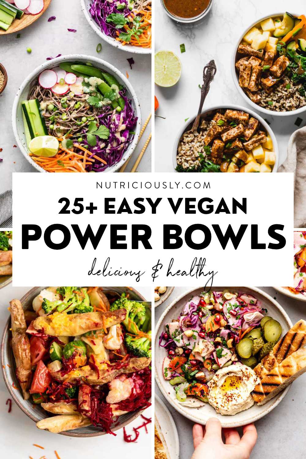 Vegan Bowls Recipe Pin 1