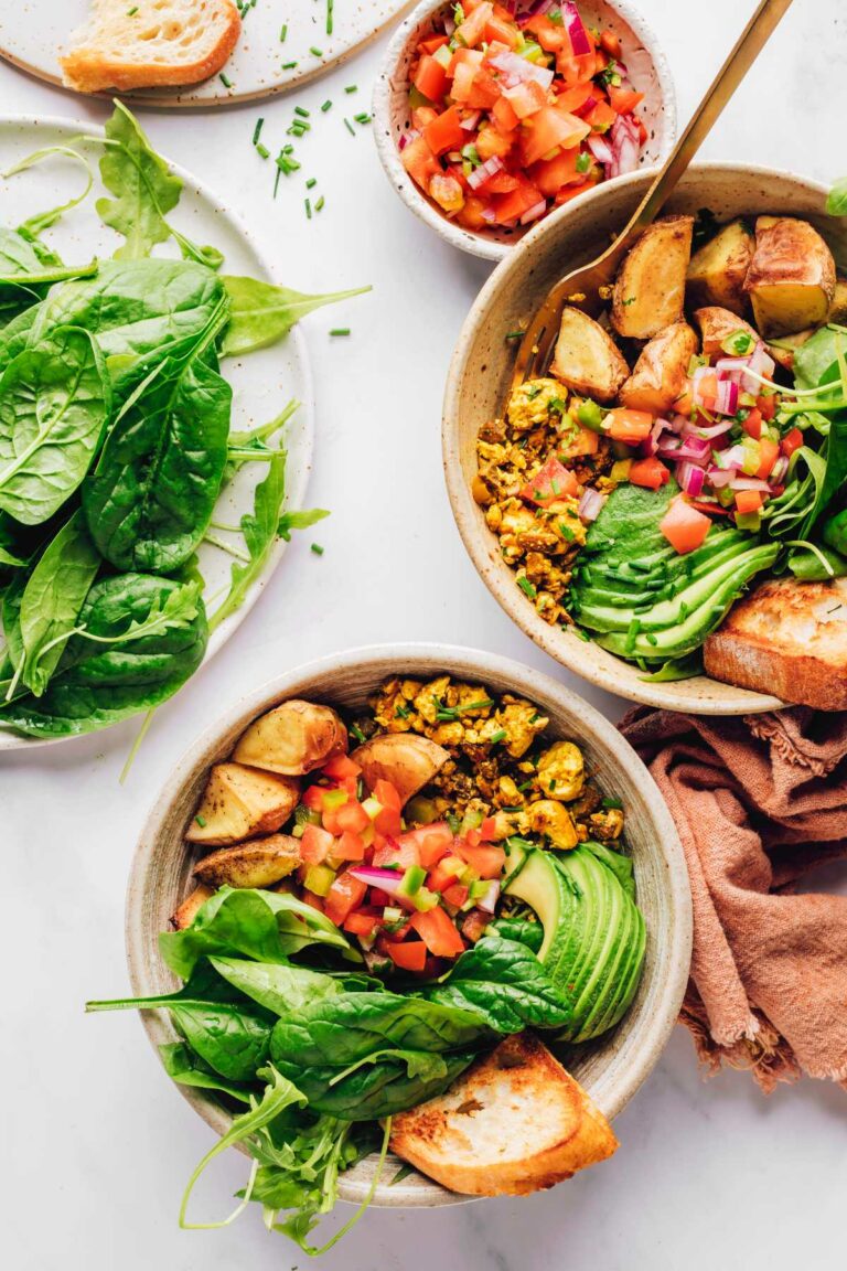 Savory Vegan Breakfast Bowls – Nutriciously