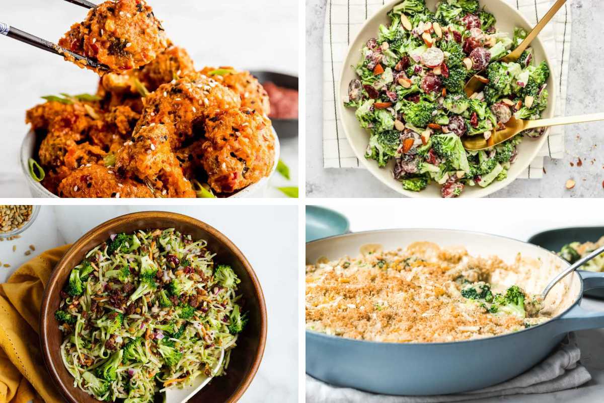 four vegan broccoli recipes from wings to casserole and salads