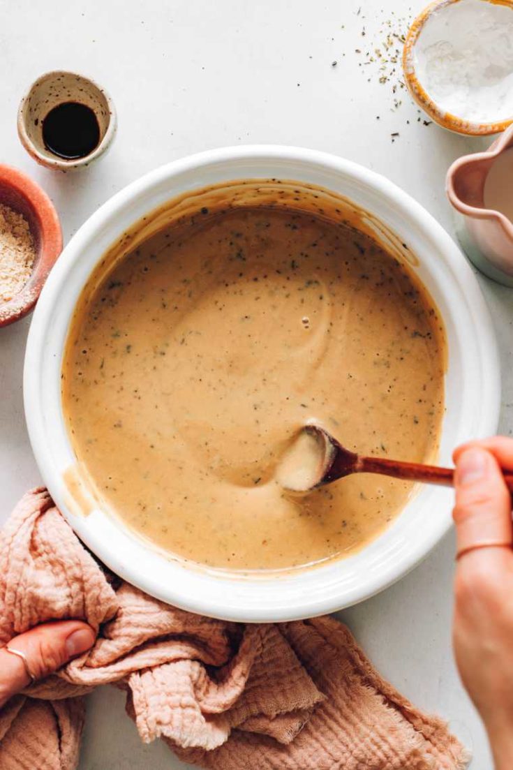 Quick Vegan Brown Gravy (GlutenFree) Nutriciously