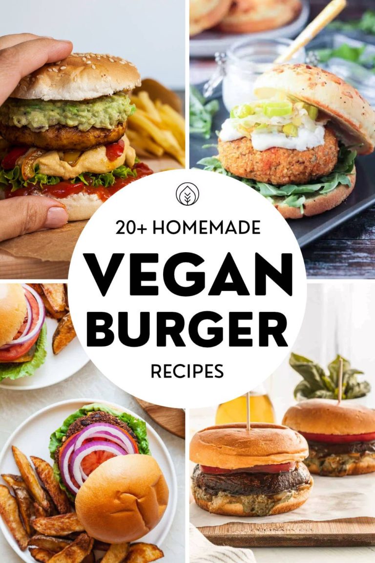 20+ Delicious Vegan Burger Recipes (Must-Try!) – Nutriciously