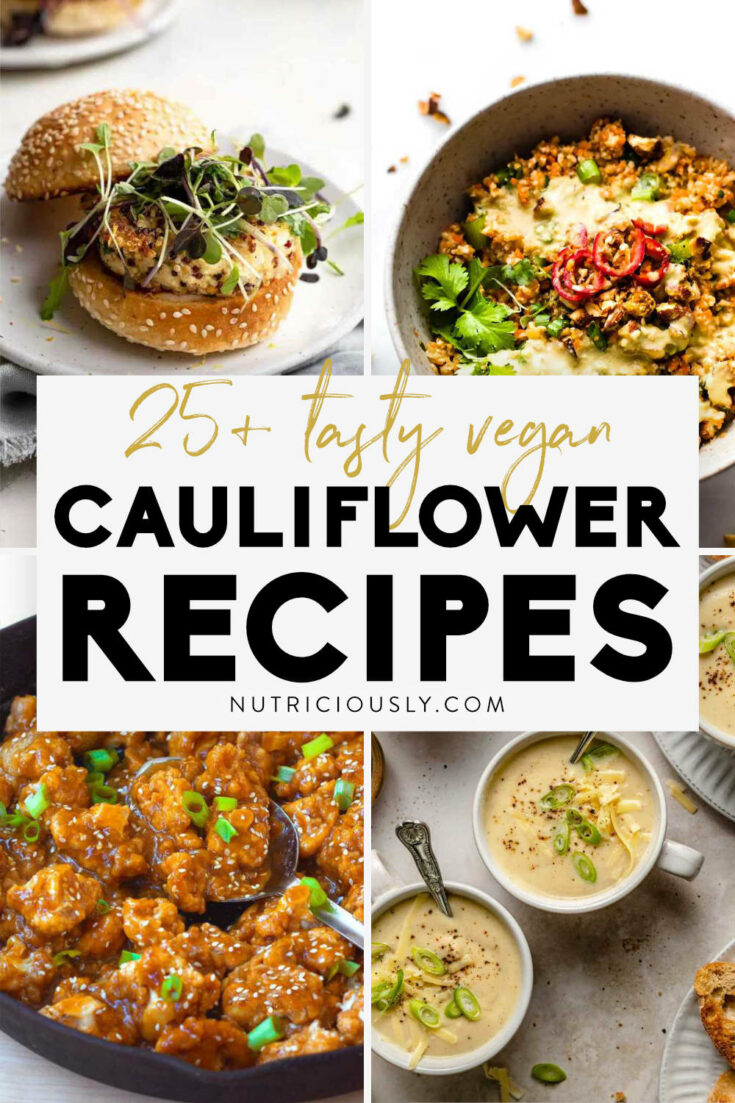 Vegan Cauliflower Recipes Pin 1