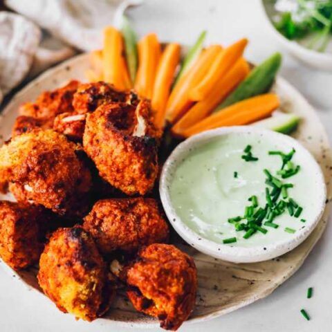 Vegan Chicken Wings Healthy Buffalo Cauliflower Bites