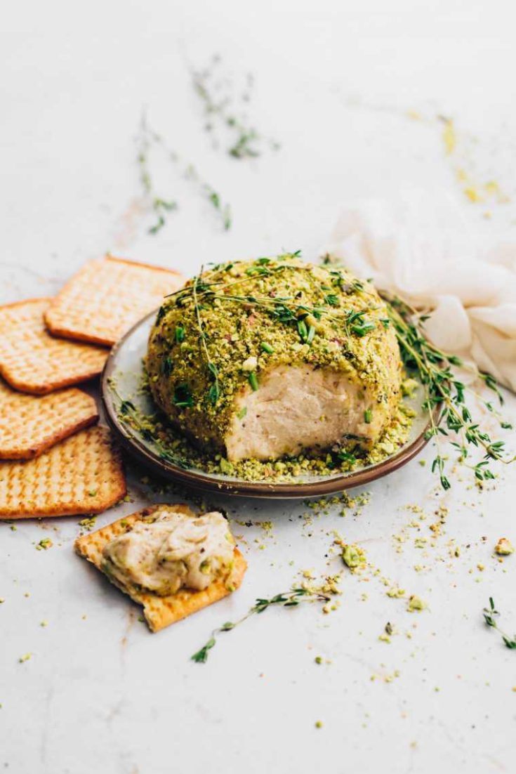 Vegan Cheese Ball by Nutriciously 8