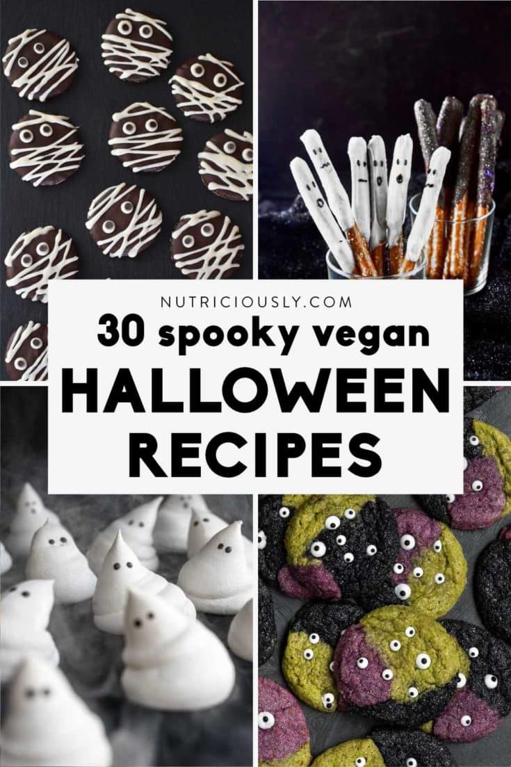 Vegan Halloween Recipes Pin 1