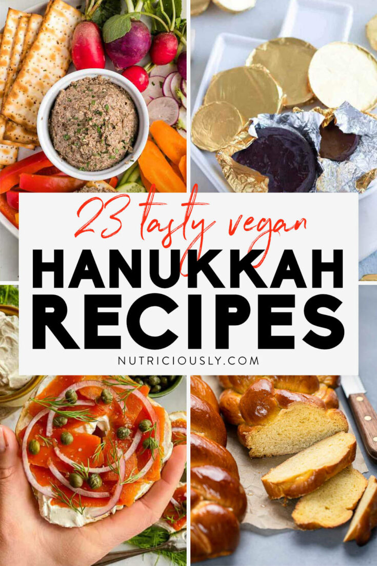 Vegan Hanukkah Recipes Pin 2