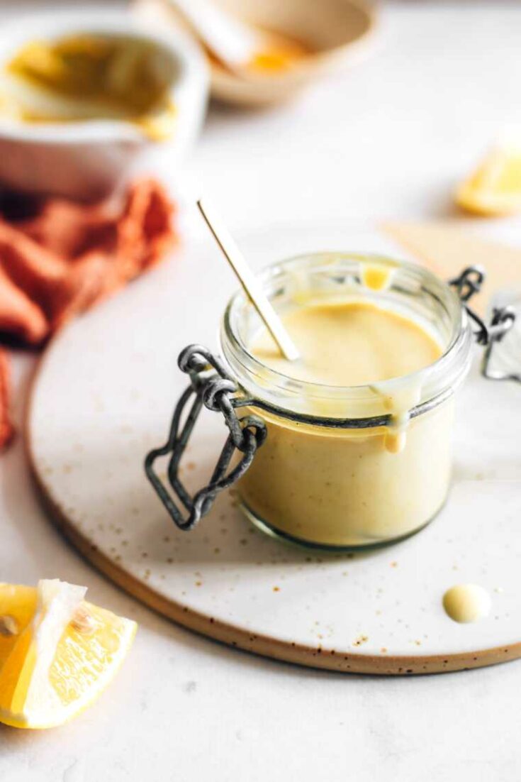 Vegan Honey Mustard Dressing by Nutriciously 3