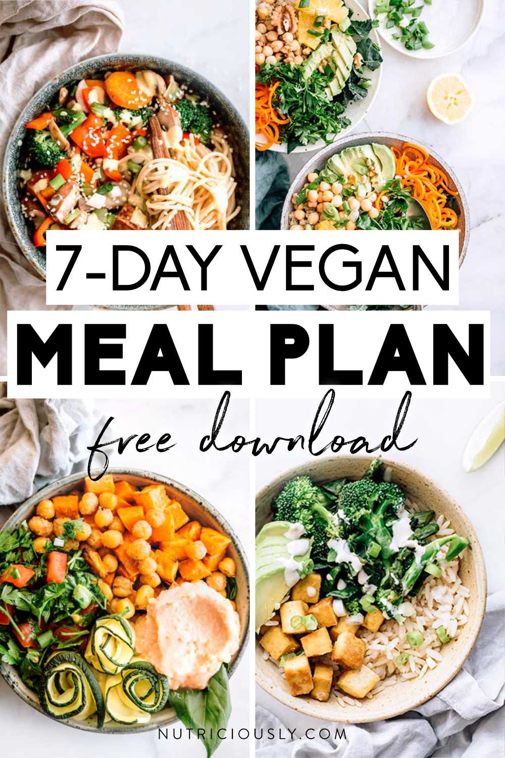 Vegan Meal Plan Pin 1