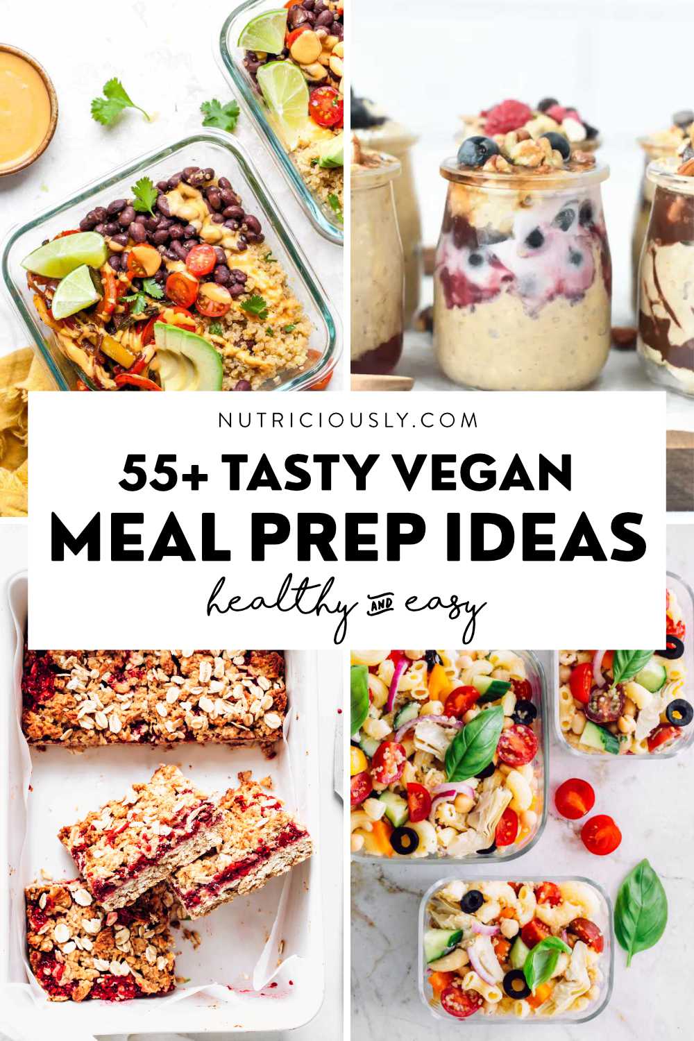 Vegan Meal Prep Recipes Pin 1