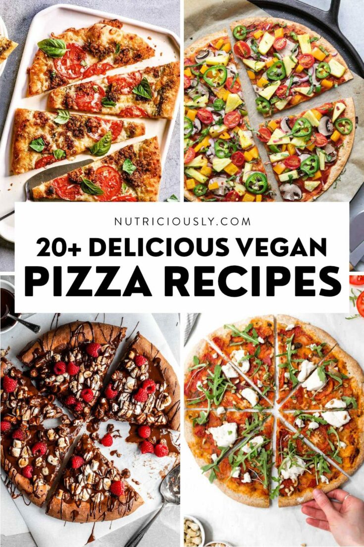 Vegan Pizza Recipes Pin 1