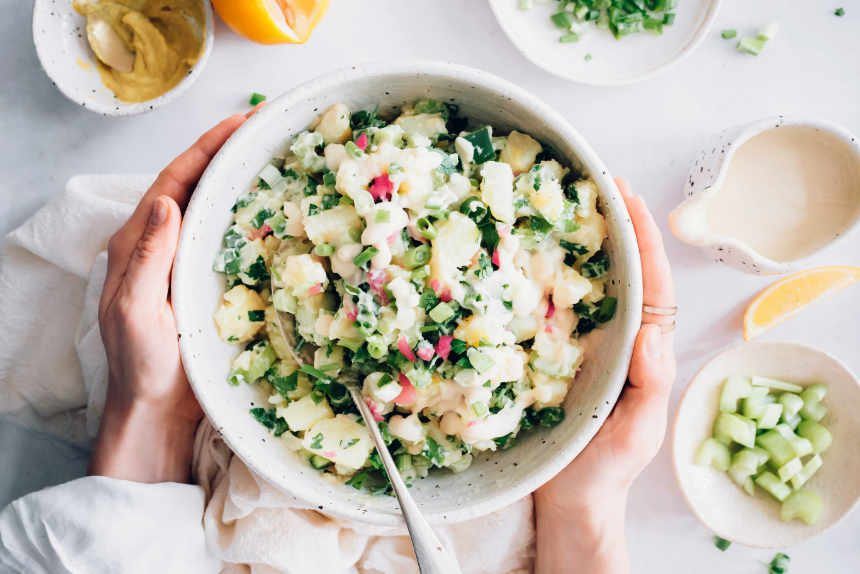 Creamy Vegan Potato Salad – Nutriciously