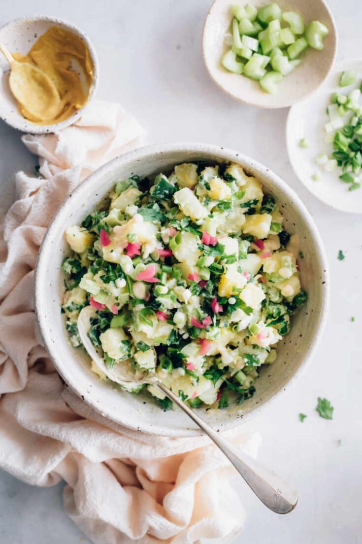 Vegan Potato Salad by Nutriciously 6