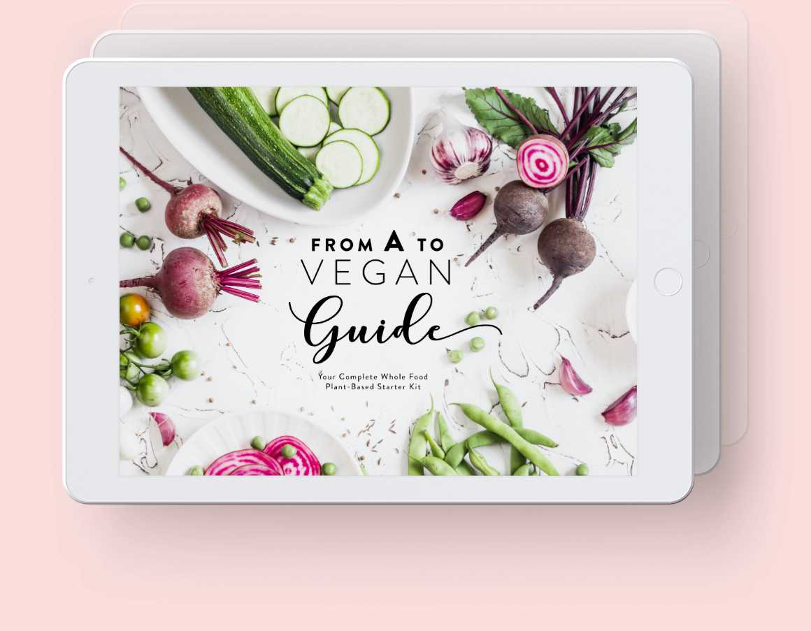 iPad with Vegan Starter Kit Cover Image