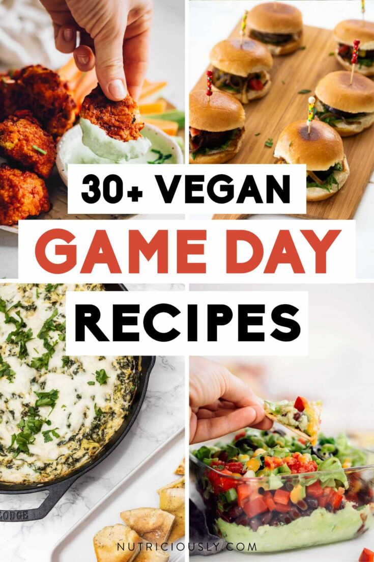 Vegan Super Bowl Recipes Pin 1