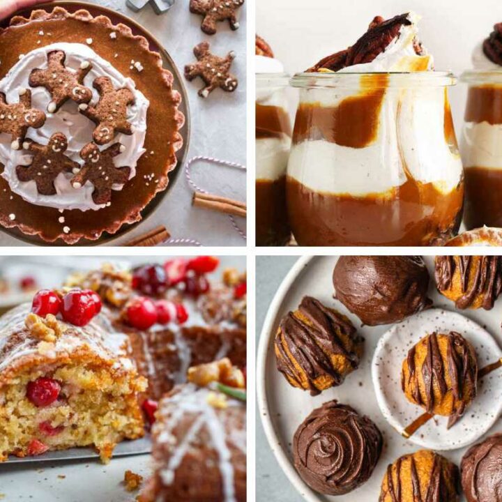 4 Vegan Thanksgiving Desserts from cake to pralines and mousse