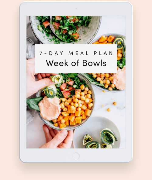 Nutriciously Week of Bowls iPad