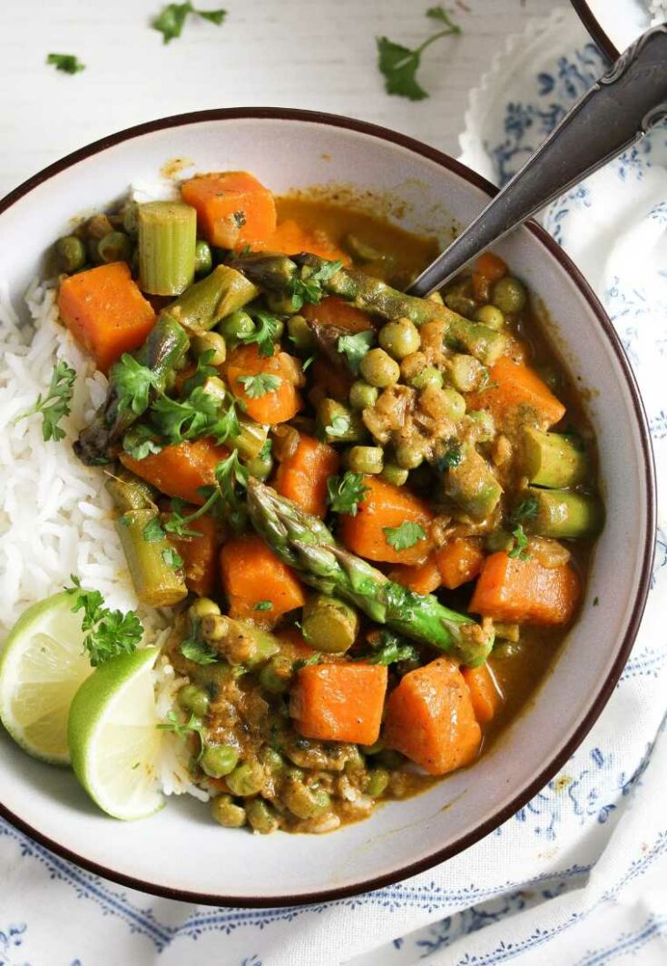 asparagus curry