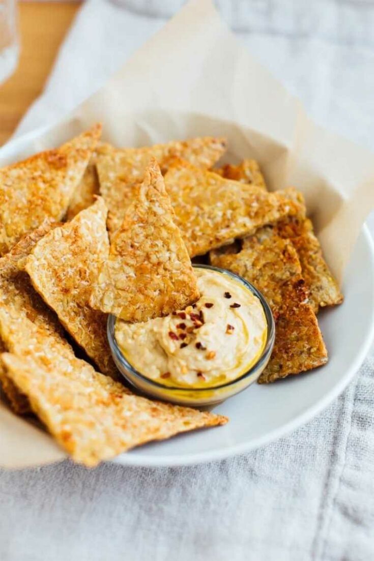 bbq tempeh chips