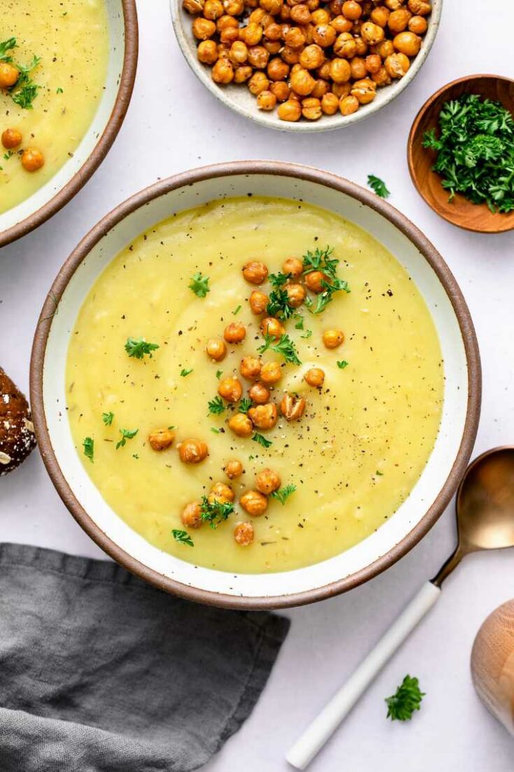best vegan potato leek soup
