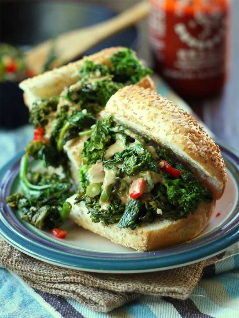 broccoli rabe sandwich