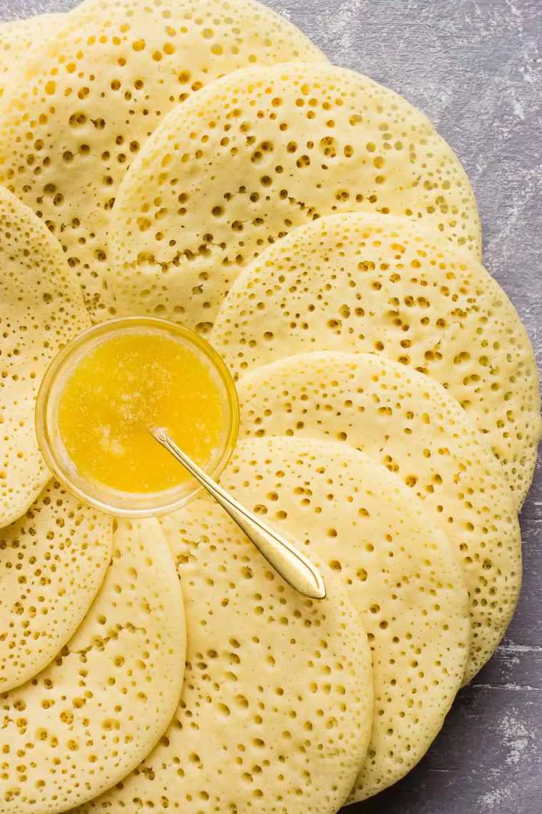 moroccan semolina pancakes