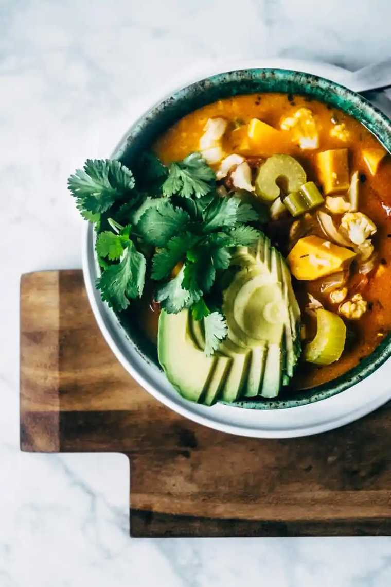 southwest cauliflower soup