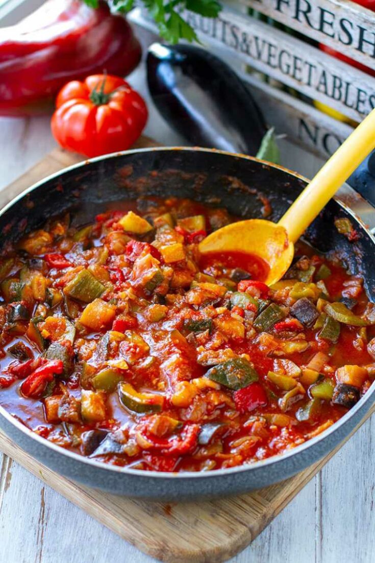 spanish pisto vegetable stew