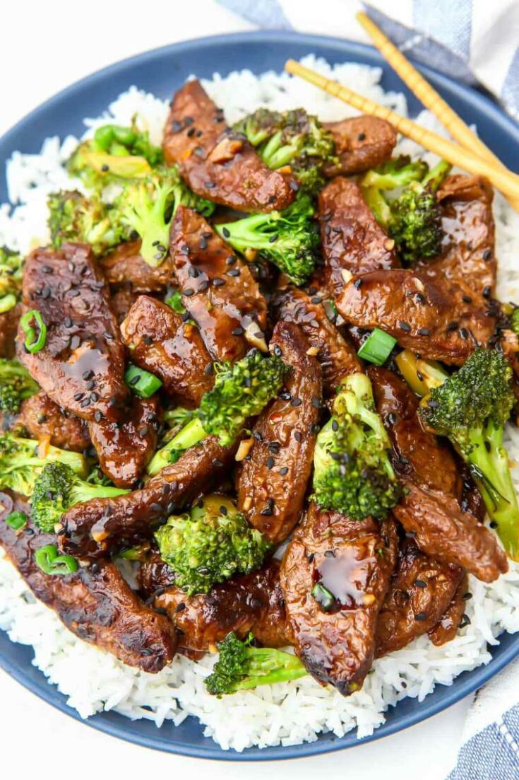 vegan beef and broccoli
