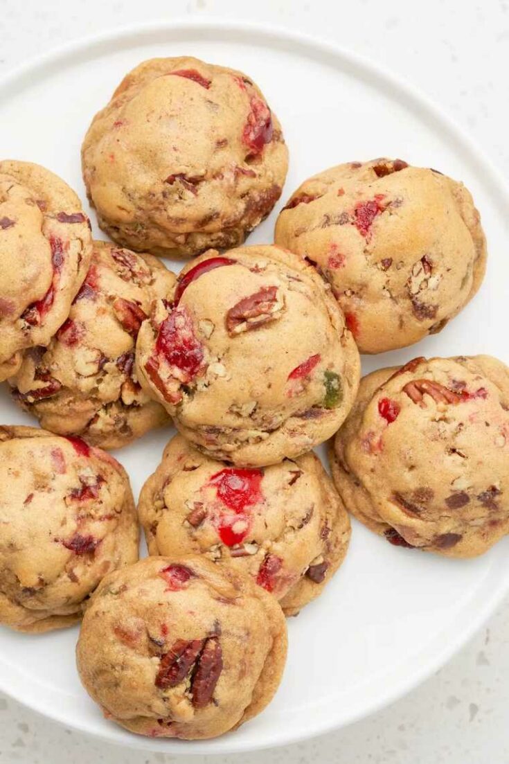 vegan fruitcake cookies