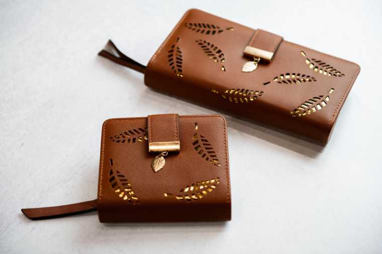 2 vegan leather wallets