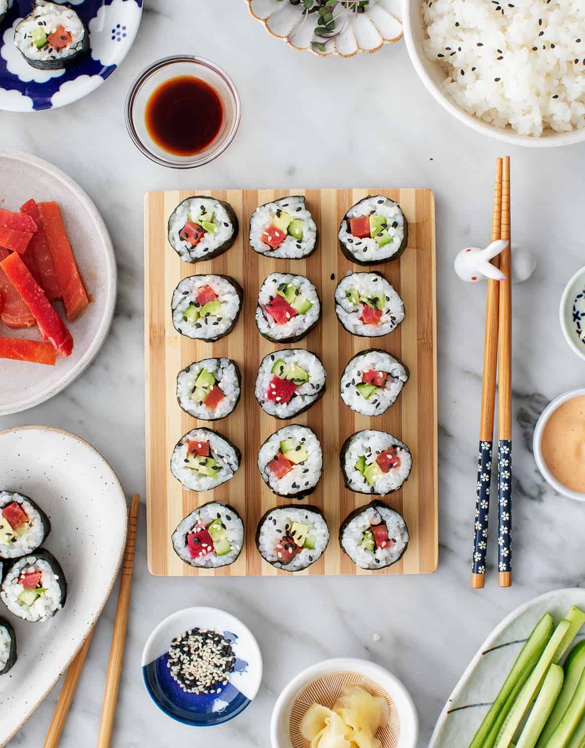 vegan sushi 1